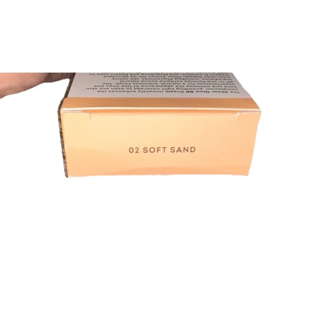 Nude By Nature Sheer Glow BB Cream (30ml/1fl) NEW! 02 Soft Sand Sheer To Light